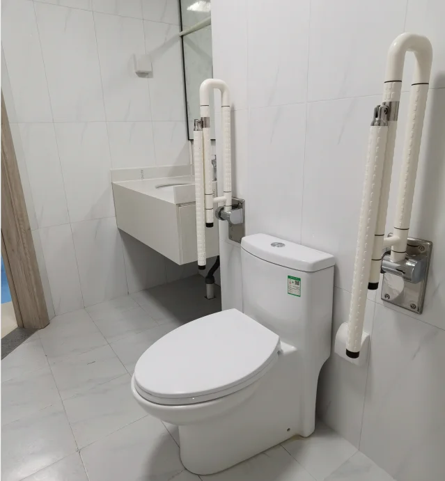 Гандикап нейлон ПВХ безопасности ручка поручень для людей с ограниченными возможностями безопасности Туалет рельс