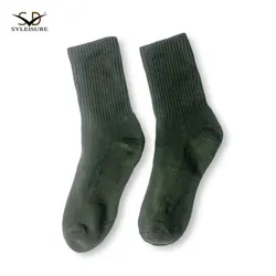 High quality warm men  socks grip long socks football customized logo socks