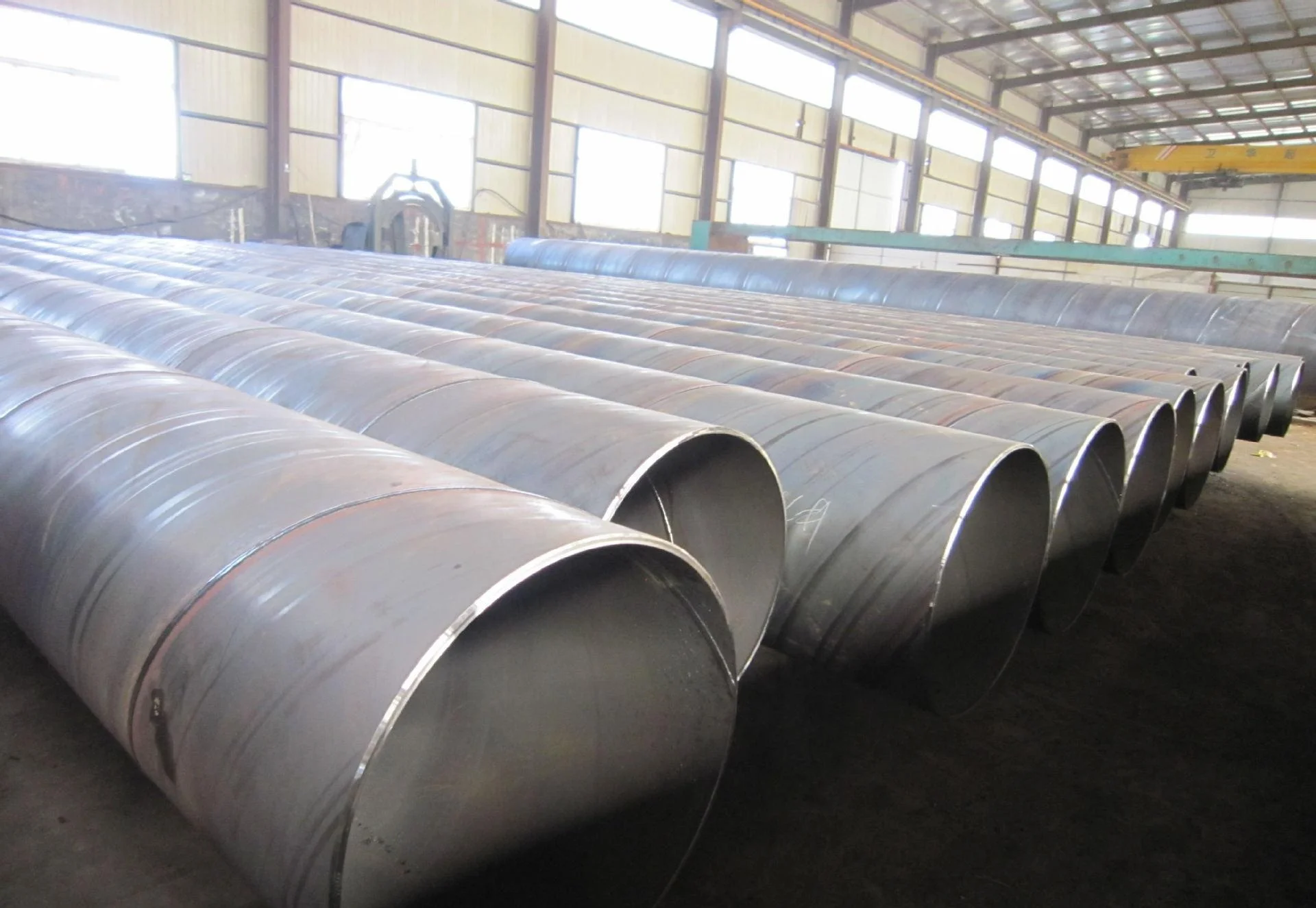 Large Diameter 48' 60' 64' Steel Pipe SSAW Spiral Welded Pipe for Construction or Bridge Building Piling