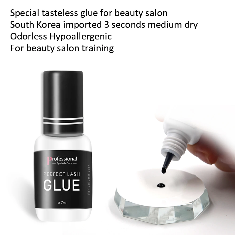 Extra Powerful Eyelash Extension Glue Lyon Lash 5ml Performance Glue 1-2 S Dry Time 6-8 Weeks Retention Black Adhesive Supplier