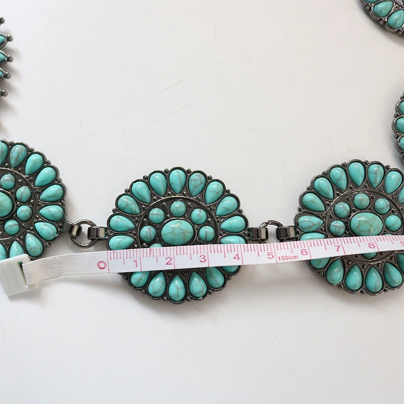 Kids Belt Chain Turquoise Fashion Children Girl Body Chain Belt Hot Sell Metal Waist Chain Belts