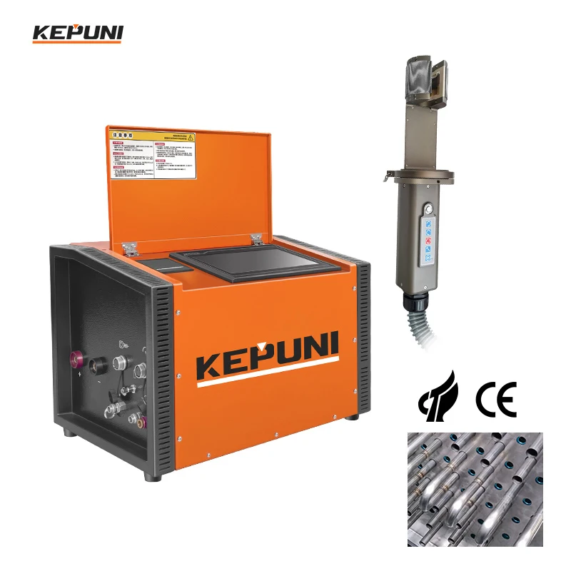 Pure Titanium Tube Heat Exchanger Automatic Steel Pipe Welding Machine