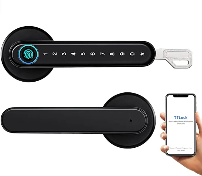 Fingerprint Passwor Security Hotel Smart Door Lock Software System Digital Door Lock Tuya Safe