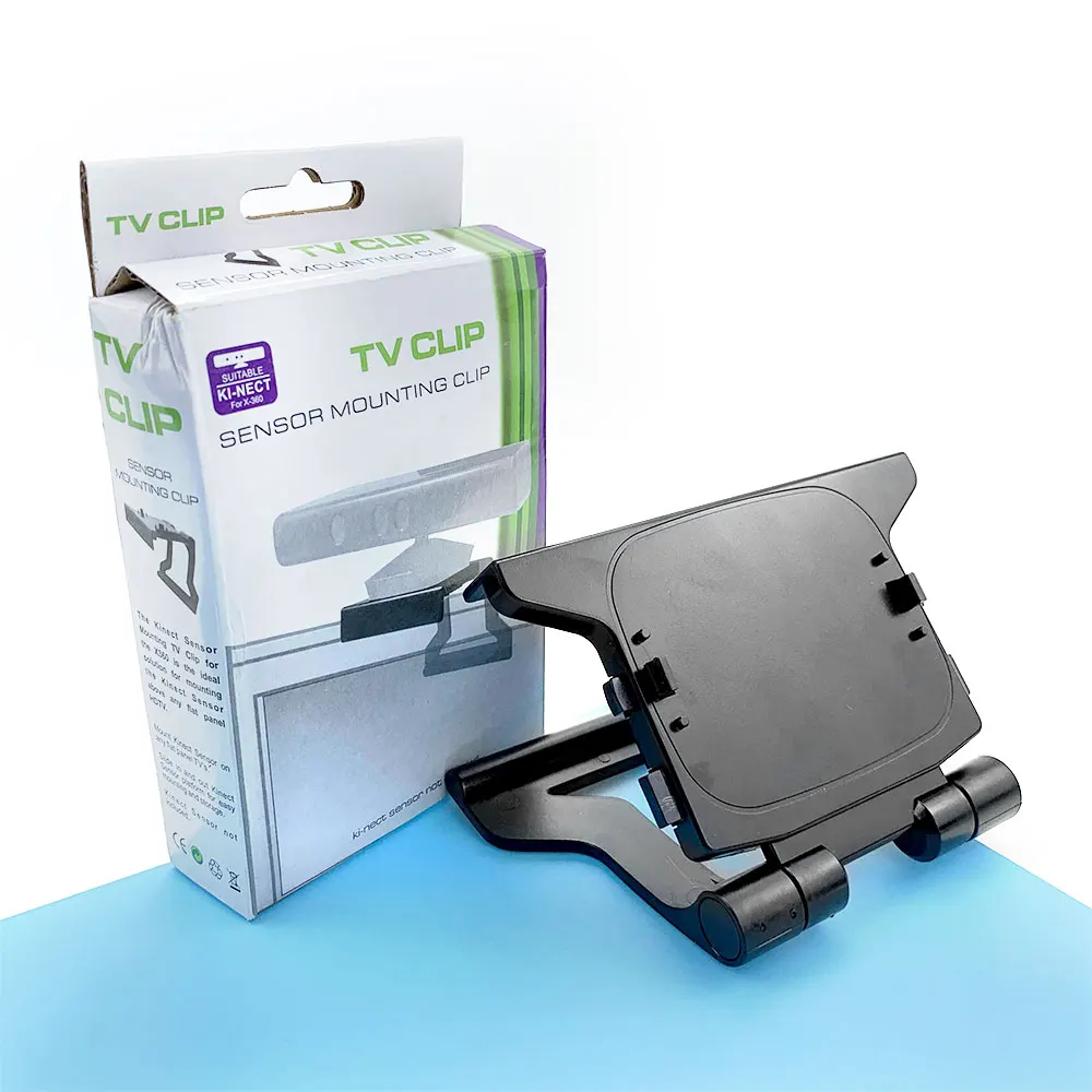 TV Clip Clamp Adjustable Mount Mounting Stand Holder For Microsoft Xbox 360 Kinect Sensor 1pcs/lot