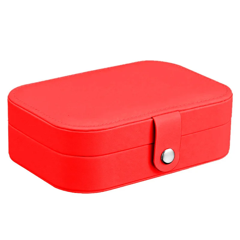 Wholesale Custom LOGO Doubles Layer Luxury PU Jewelry Box For Necklace Bracelet Ring Earring High Quality
