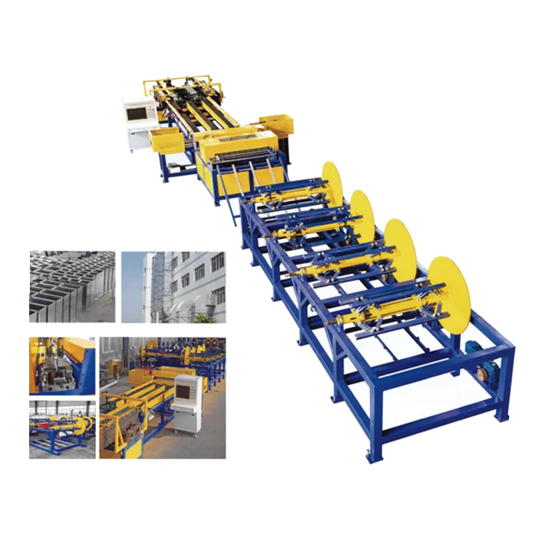 Auto Duct Line Machinery 4 Air Duct Making HVAC Machine Spiral Pipe Production Full Line Automatic Spiral Pipe Machine