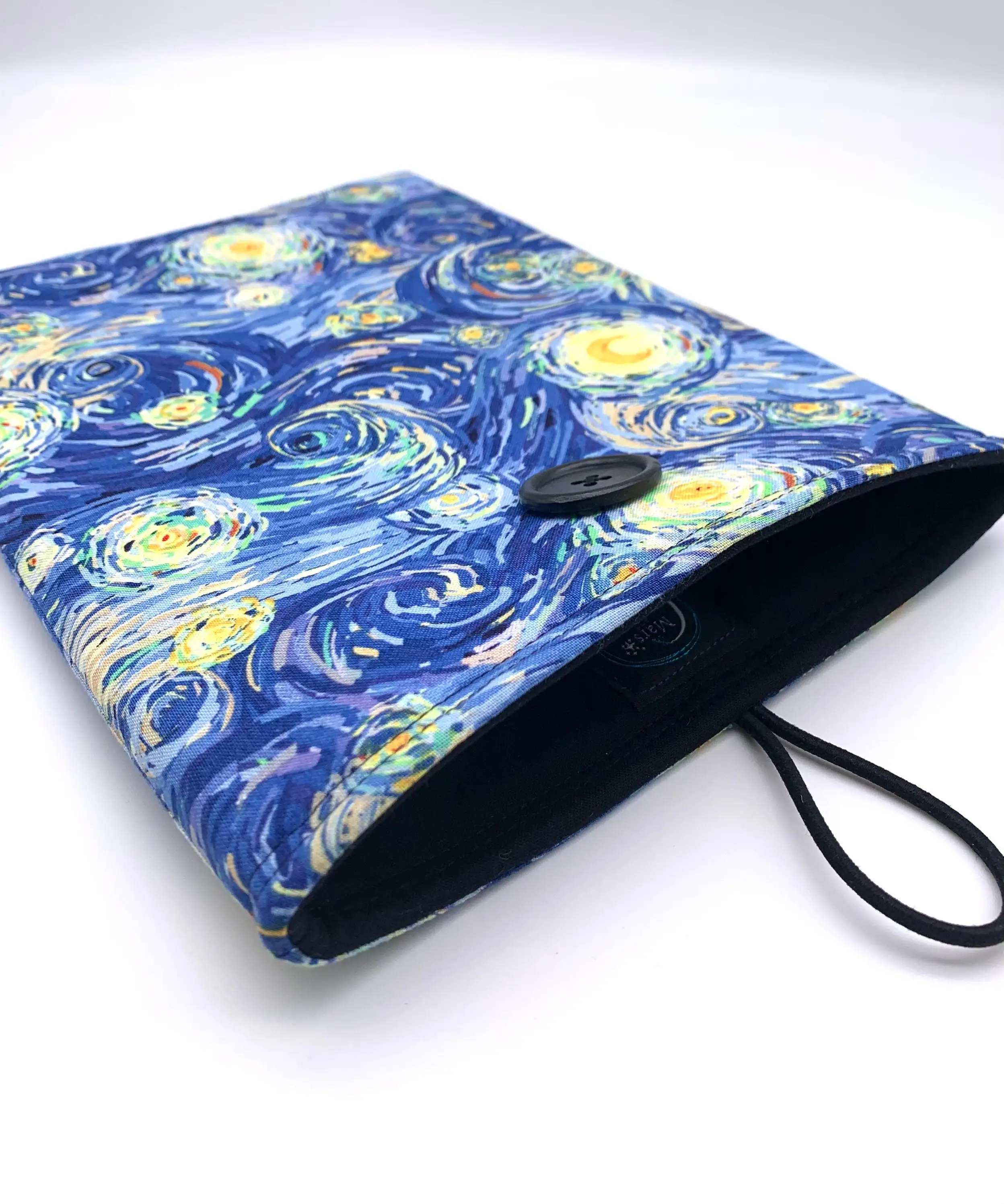 latest design custom book pocket button book cover exquisite print paperback book sleeve