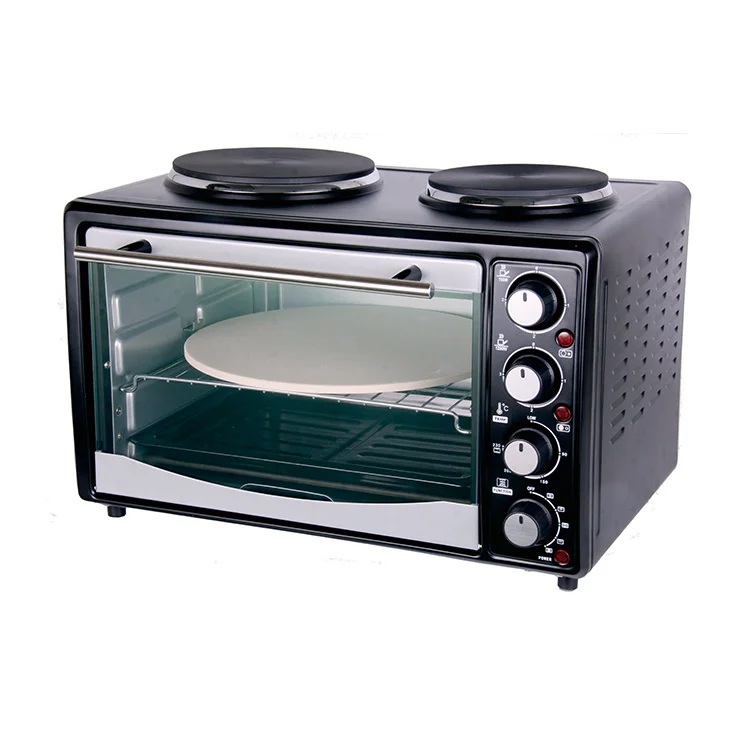 Modern Design Household 27 Liter Portable Mini Electric Oven with Hot Plate