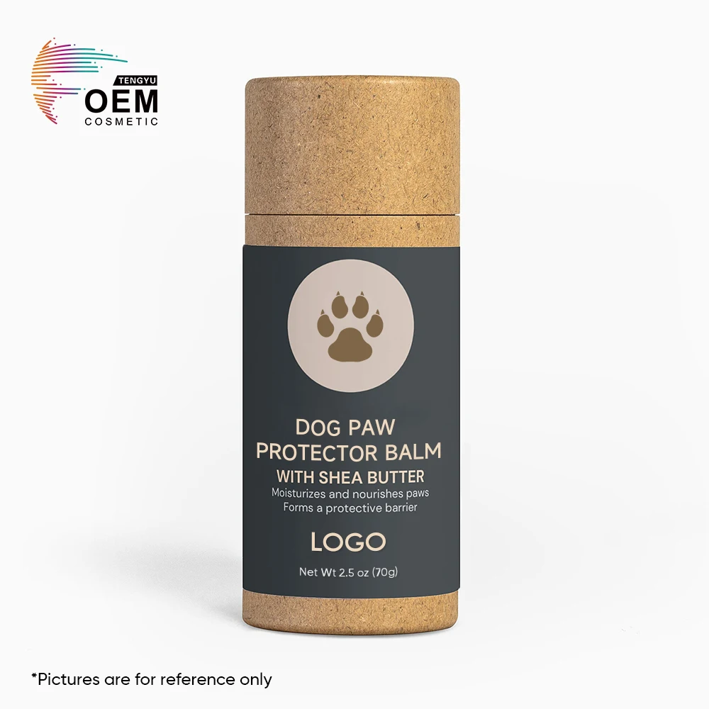 Oem Odm Pet Foot Care Shea Butter Moisturizer Prevents Scald Frostbite Paw Soother Stick Dog Paw Protector Balm For Dry Damaged