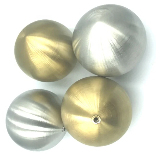 Customized 150mm 200mm Stainless Hollow Steel Sphere with inner Nut Hole Stainless Steel Hollow Ball Threaded Hole M4 M6