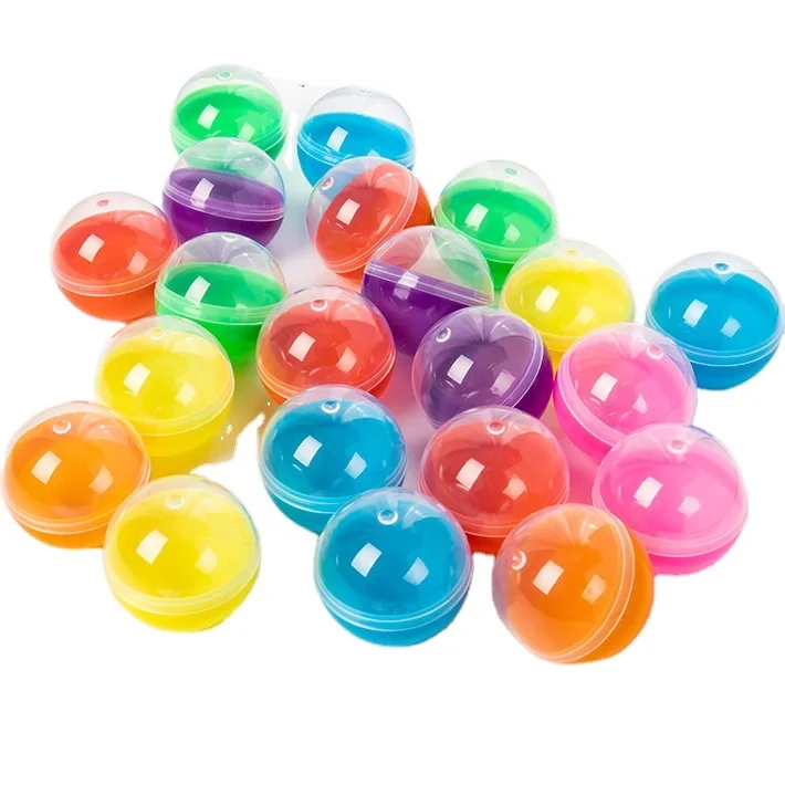 Wholesale 32mm 35mm 45mm 65mm 70mm 75mm 100mm 120mm Plastic Openable Capsule Ball Toy Capsules