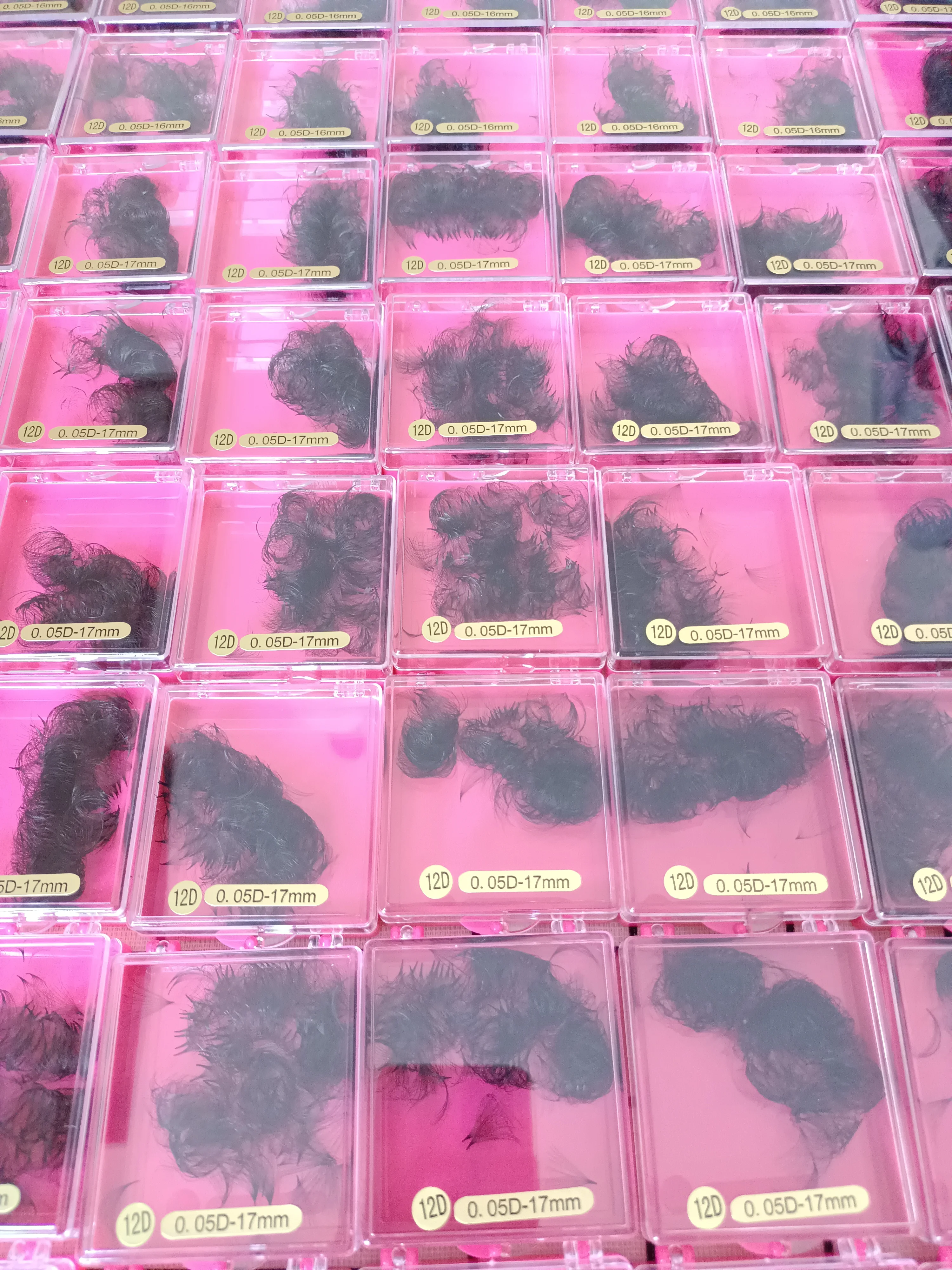 Stock Handmade Loose Promade Fans Pointy Base Stem Premade 120 300 500 1000 loose russian 5d volume lashes