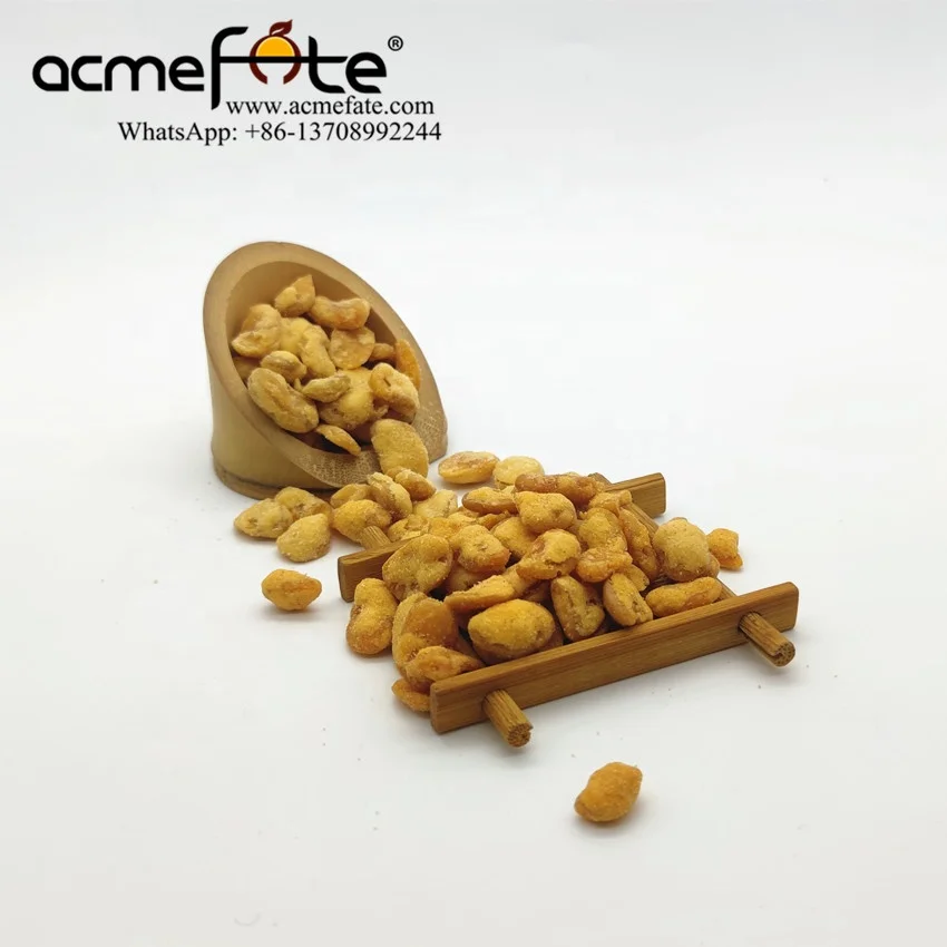 Crispy Peeled Fried Coated Broad Beans Baked Flavored Fava Beans Beans Snacks