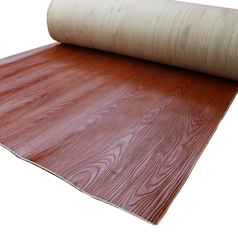 Hot selling linyi wood veneer self adhesive melamine overly paper with high quality