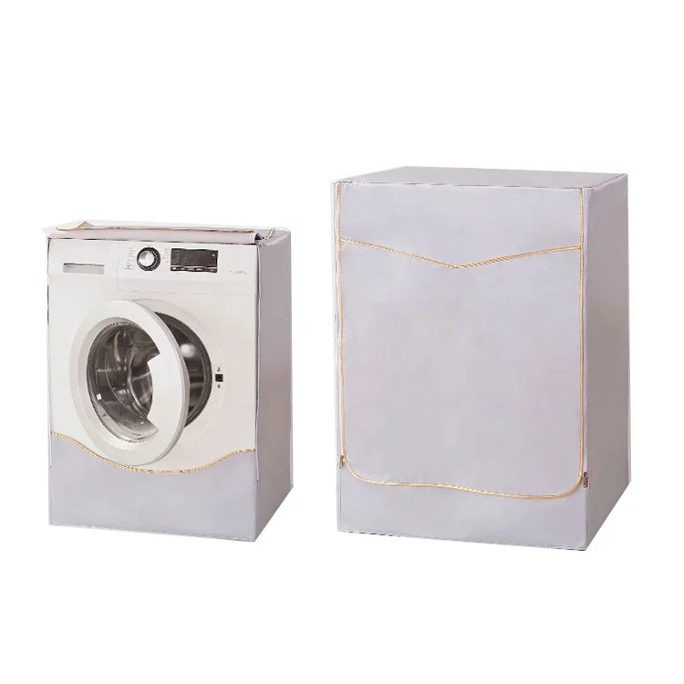 Однотонный водонепроницаемый пыленепроницаемый и солнцезащитный чехол для стиральной машины