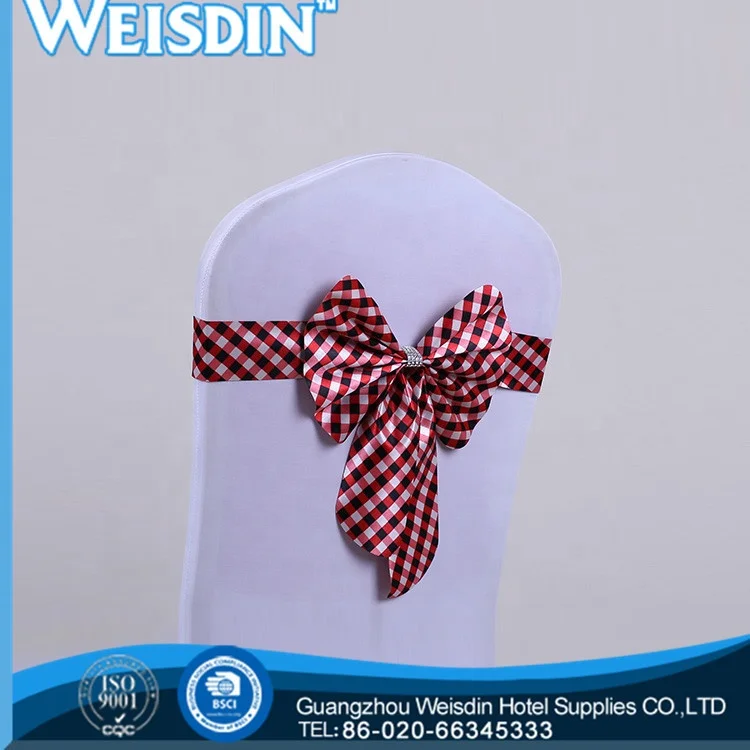 Manufactory Wholesale Polyester Spandex Elastic Stretch chair covers chair sashes for wedding decoration