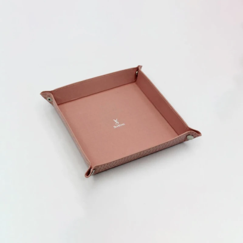 Small PU leather Jewelry Tray Organizer for Display for Rings Necklaces Gifts and Packaging in Gift Boxes