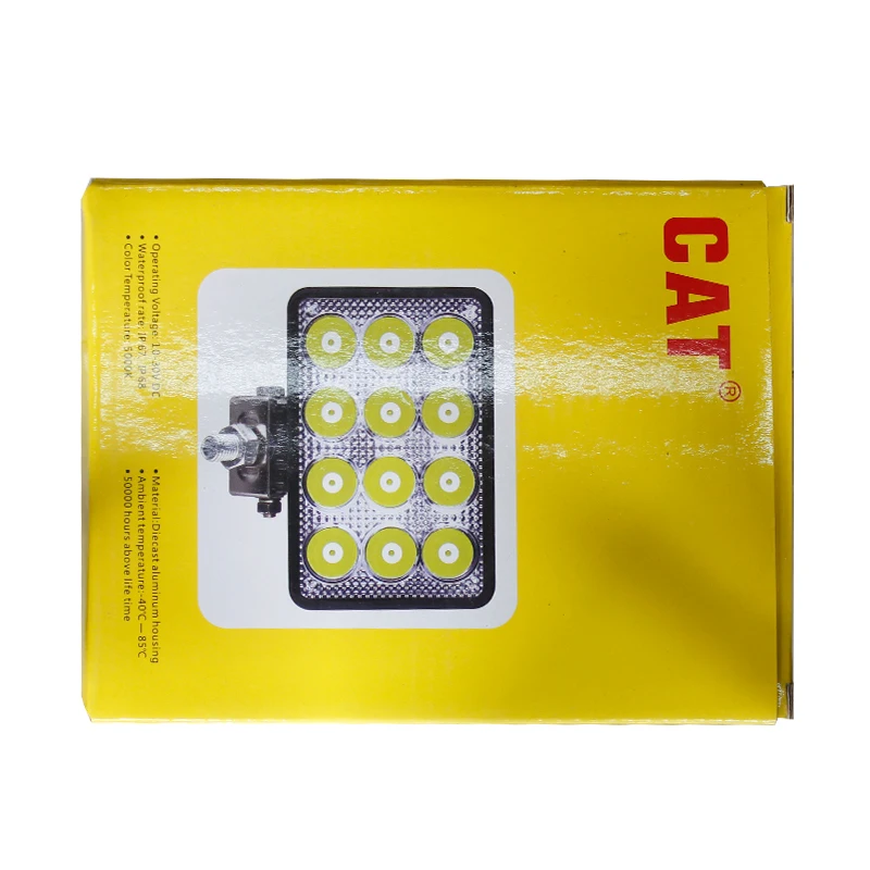 Car LED Worklight 48W Offroad Work Light 12V Light Fog Lamp 4x4 LED Tractor Headlight Bulbs Spotlight for EXCAVATOR