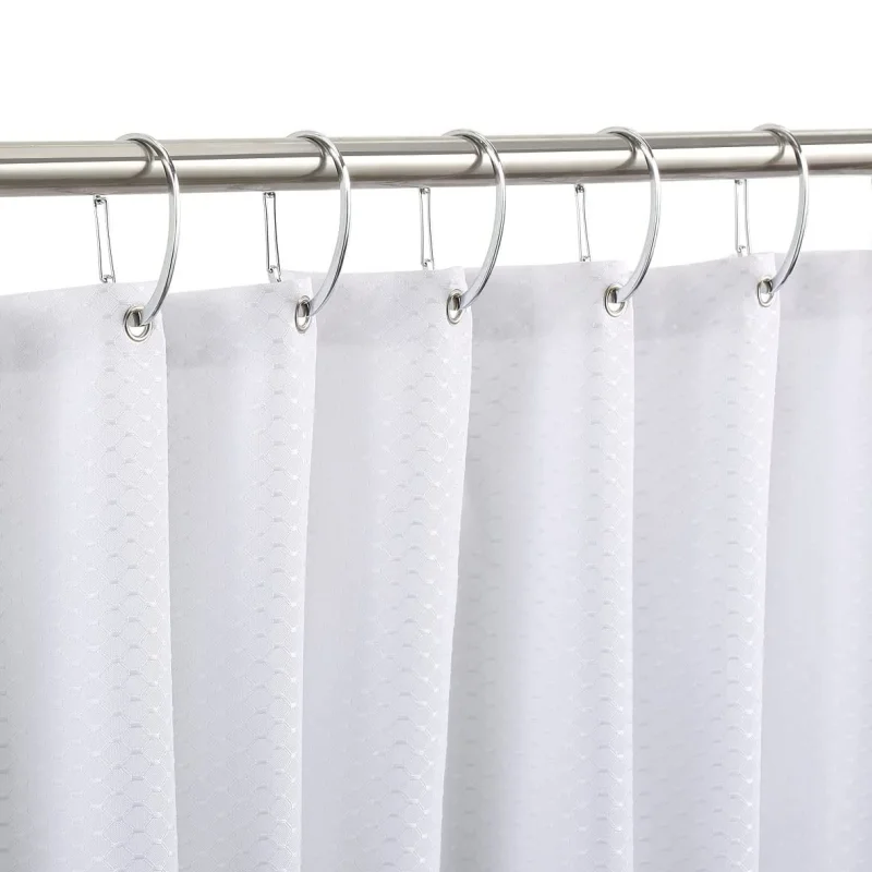 Factory Price Wholesale Silver Zinc Adjustable Curtain Rod C-Ring Tape Hook C