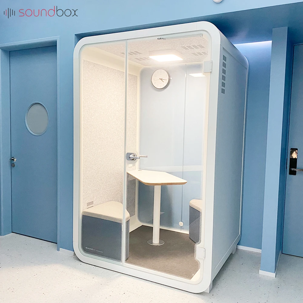 Meeting pod business meeting private luxy sofa booth fashion modern design music room soundproof exhibition booth