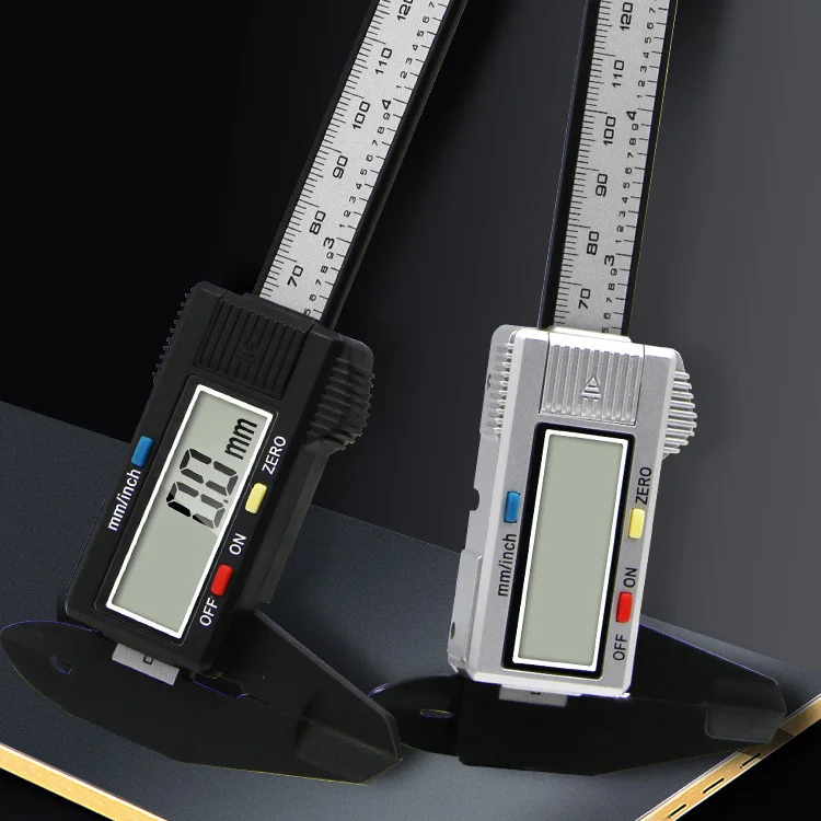 Wholesale Plastic Electronic Digital Caliper 0-150mm carbon fiber Jewelry Vernier Caliper