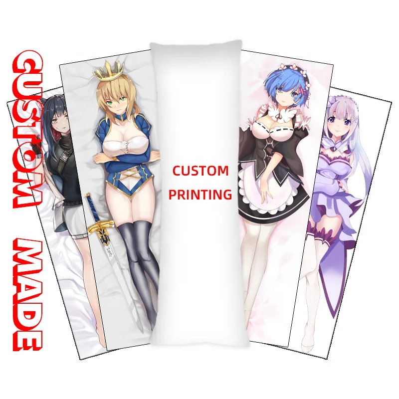 Japanese style girl body pillow case nude anime figure nude anime figure