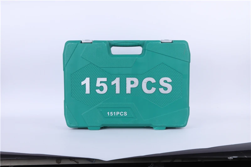 Low Cost 151 Pcs Chrome Vanadium Socket Torque Ratchet Wrench Auto Car Repair Mechanic Toolbox Tools Box Set