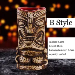 Creative Wine Sippy Cup Unique Hawaii Hand Made Ceramic Cups Bar Tiki Mug Cocktail