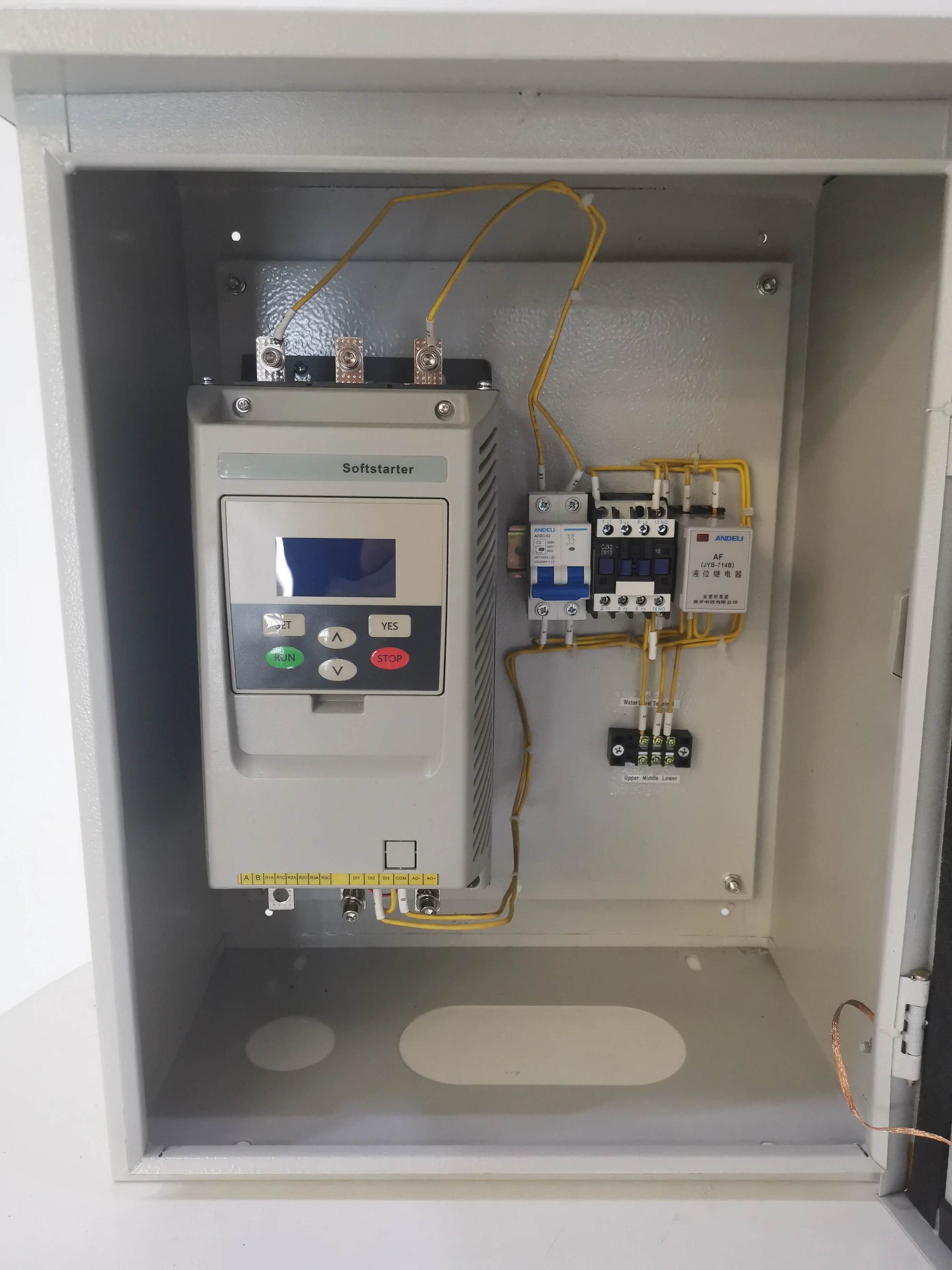 LYR3 Direct Star Delta Soft VFD Start Cabinet Submersible Water Pump Electrical Control Panel Main Distribution Board Panel