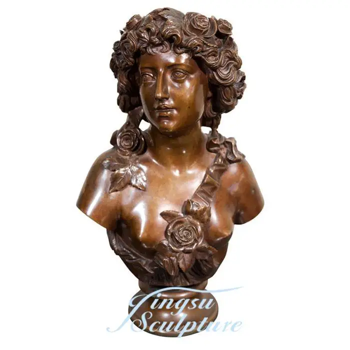 Популярный дизайн латунный Женский манекен голова бюст