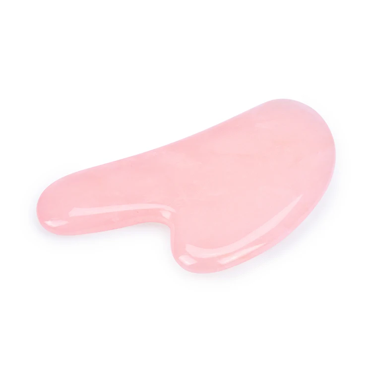 Wholesale Rose Quartz  Bulk Gua Sha Board Set  For Face Beauty Custom Private Label Packaging Box Thin Face Anti-Puff