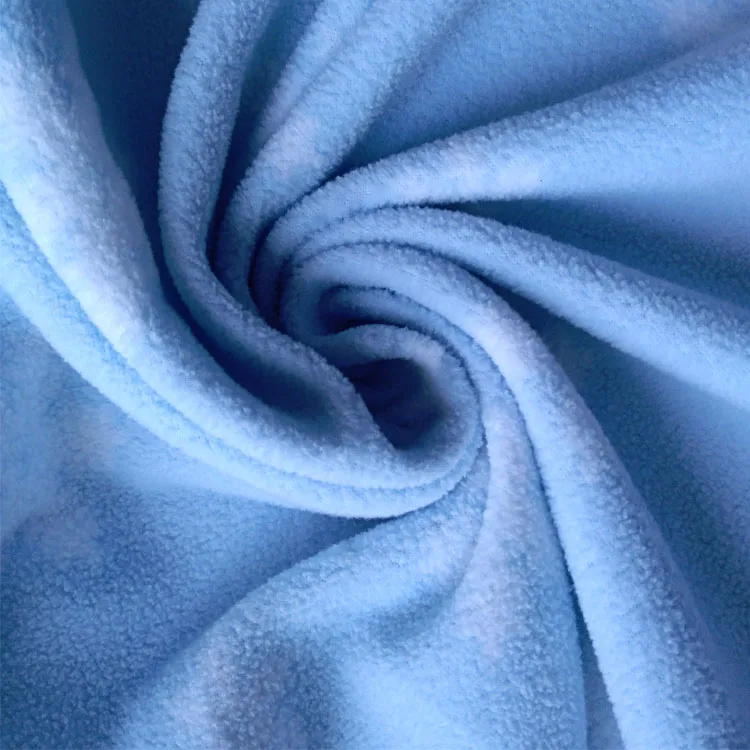 Brushed polar fleece shrink resistant warm soft snowfelt pattern fabric