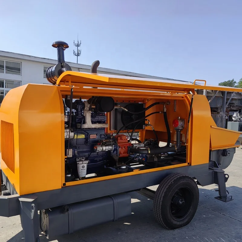 HBS/HBTS 30/40/50 Portable concrete pumps concrete mixer pump concrete construction machine low price for sale