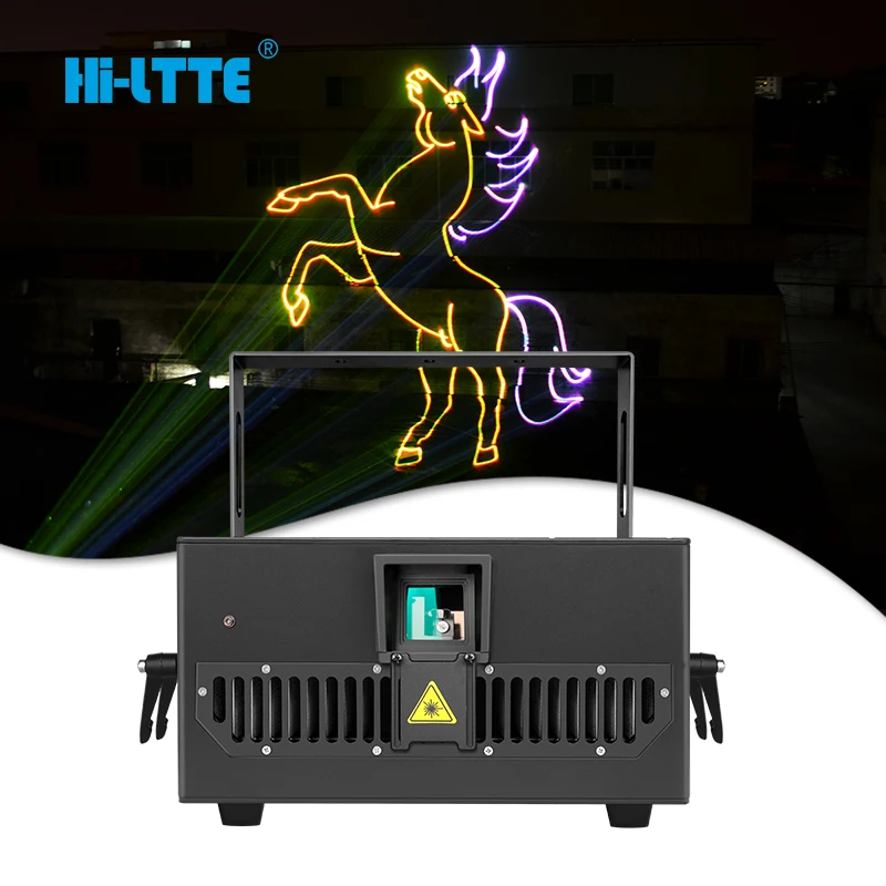 HiLtte Rgb Animation Show IP65 40W High Power night club lights outdoor laser light show equipment for Night Club dj