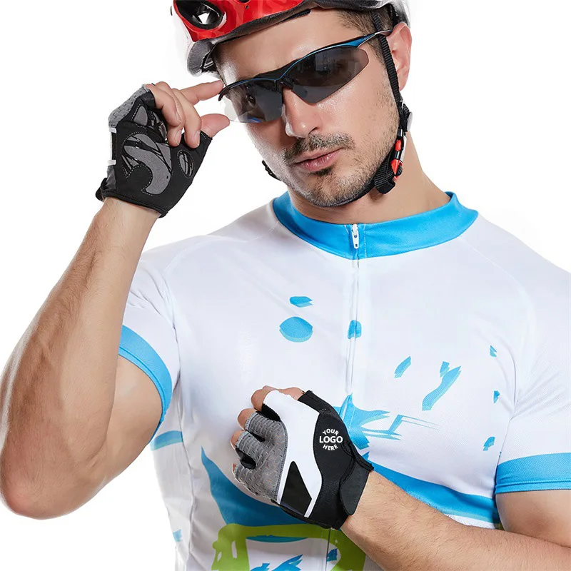 GBM sublimation custom aero summer road cycling gloves half finger