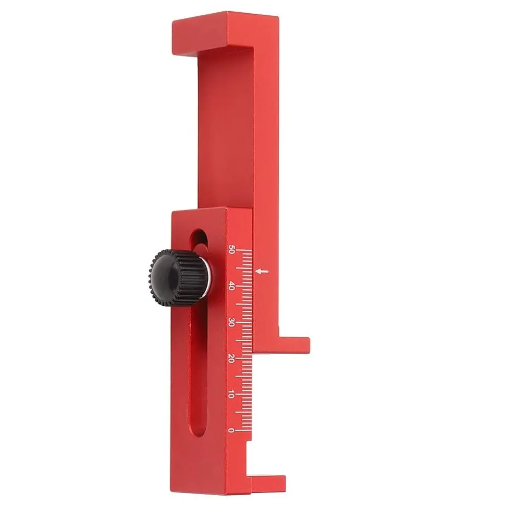 
Depth Measuring Ruler Woodworking Mini Gaps Gauge Aluminum Alloy Depth Line Ruler Marking Gauge Depth Measuring Ruler 