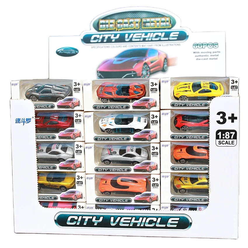 Alloy Plastic Car Mini Small Rc Die Cast Car Toy Set Mix Style Diecast Model Car