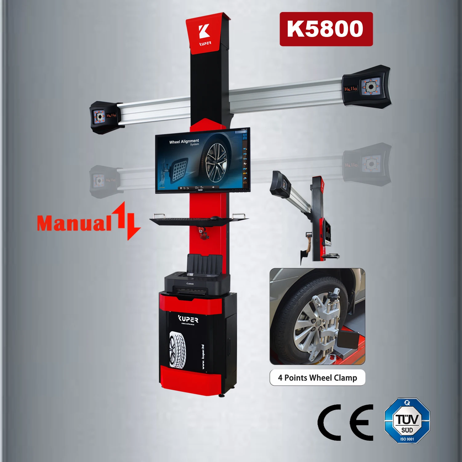 2019 popular car service 3D wheel leveler