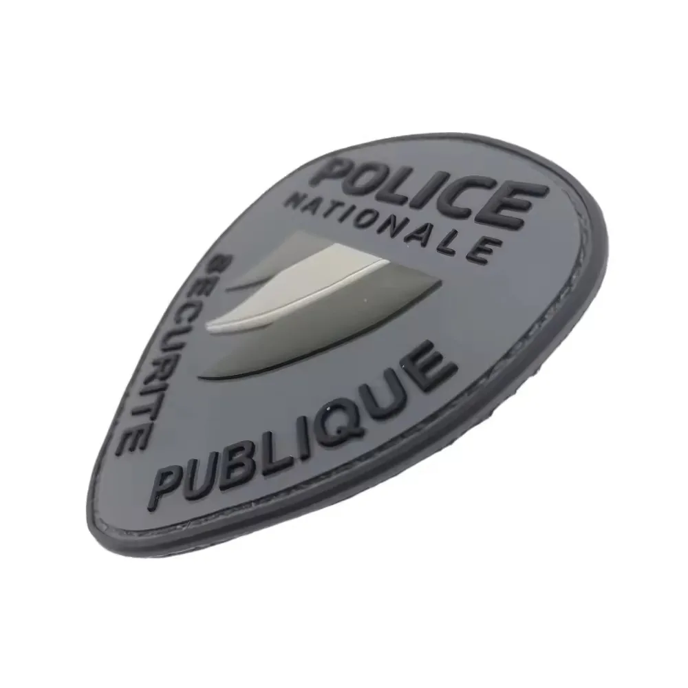 Factory Custom Silicone Soft Rubber Patch Labels PVC Patches for Hats custom woven patches