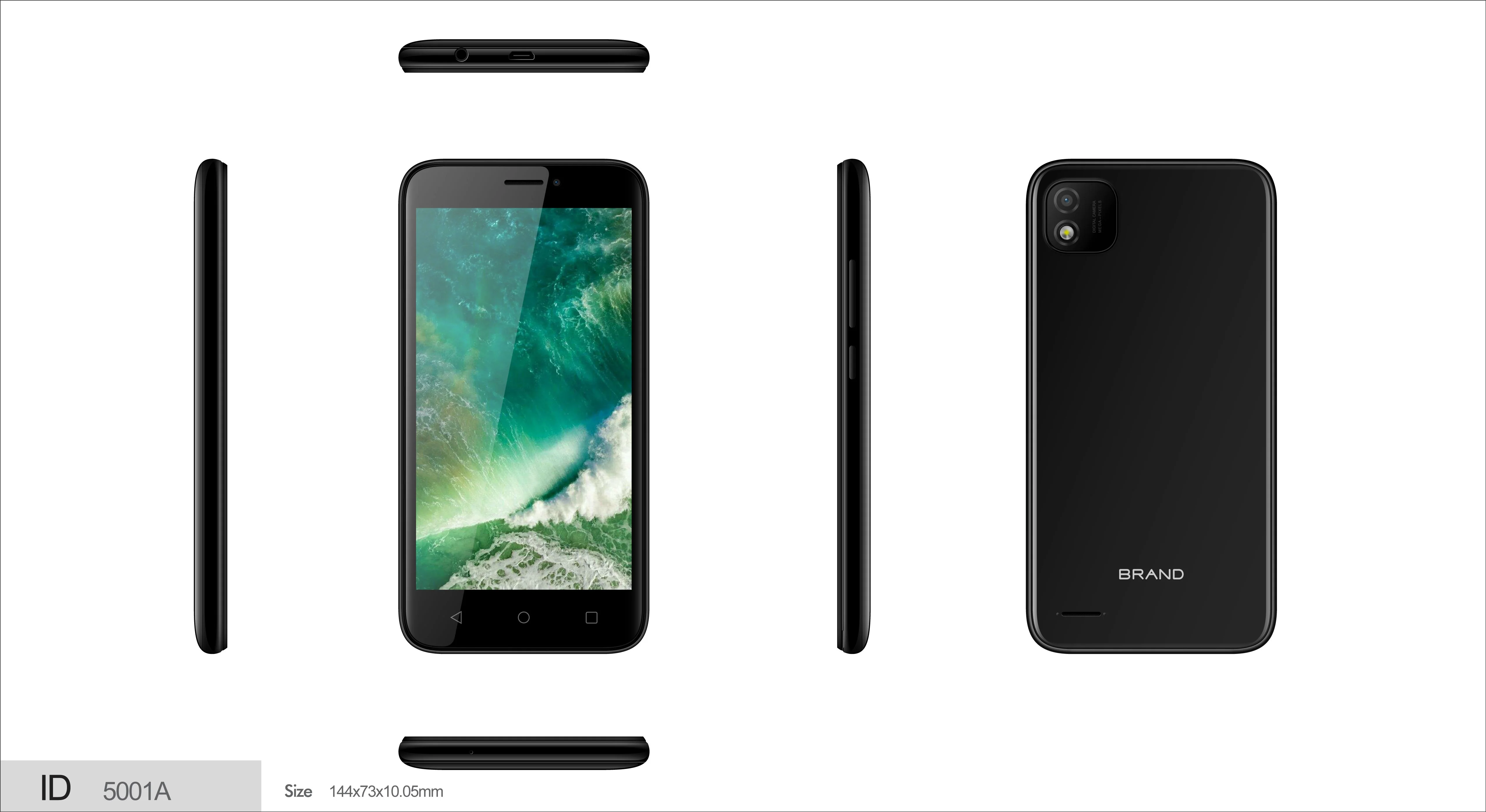 5inch smartphone 3G/4G mobile phone cellphone android MTK --5001