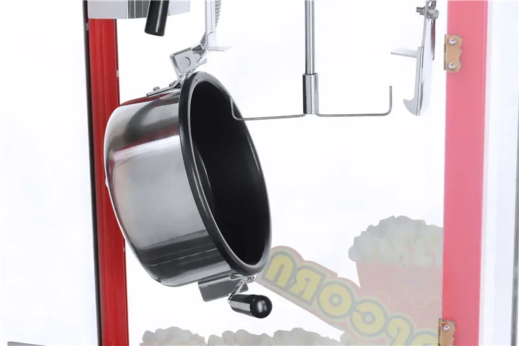 Stainless Steel Hot Selling Professional Electric Popcorn Machine 8 oz  Quick And Easy Commercial With Switch