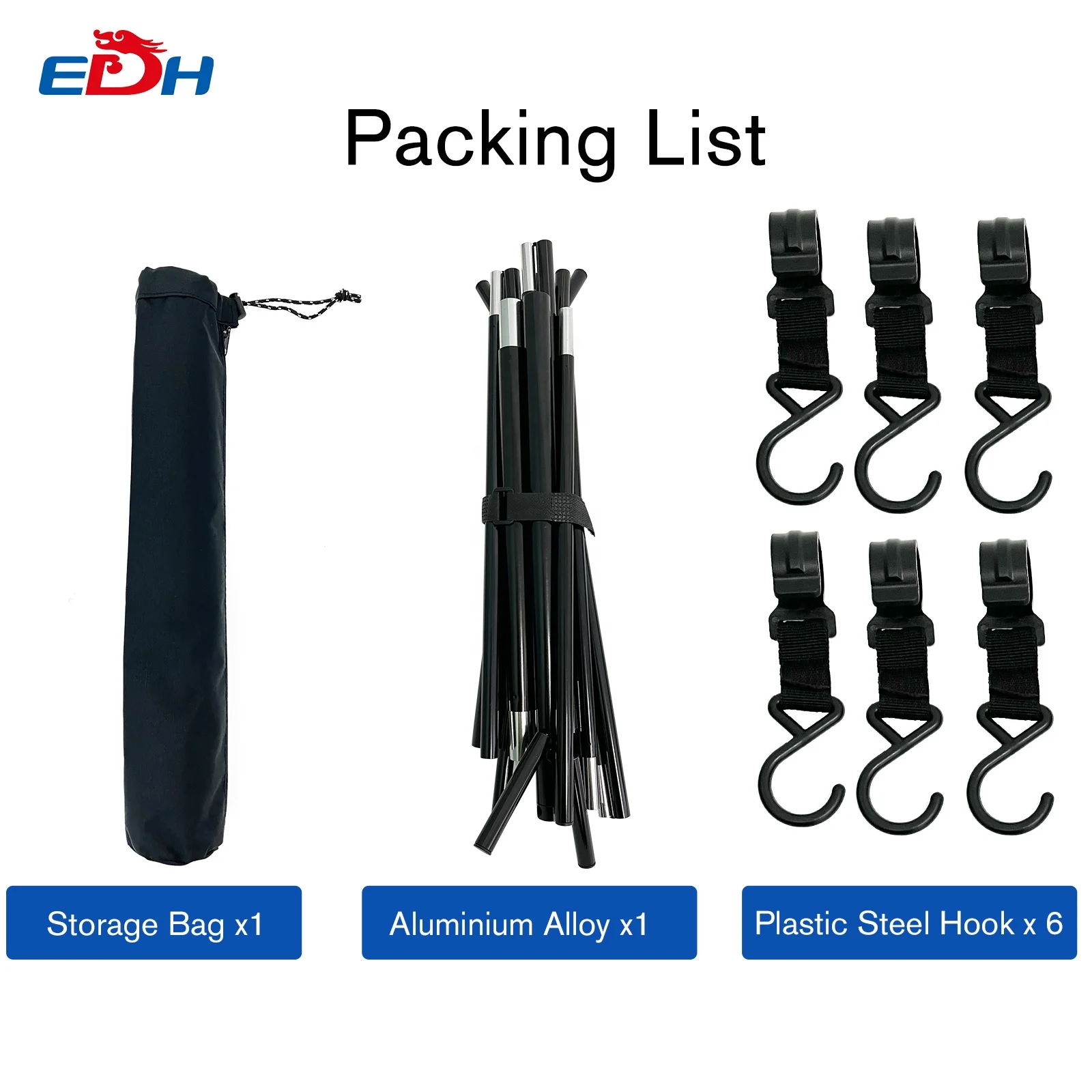 Amazon Camping Equipment Hanging Beach Rack Aluminum Alloy Folding Hot Sell Outdoor Indoor and Outdoor Storage Holders & Racks