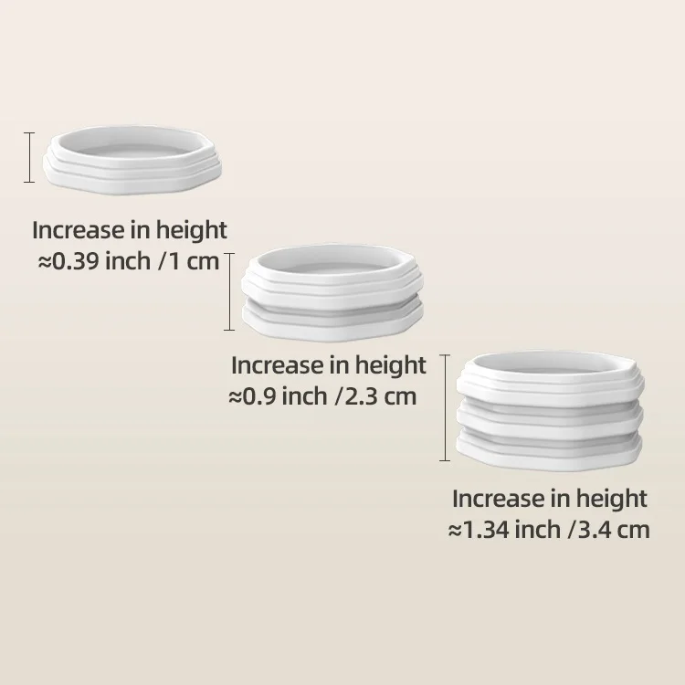 Anti Vibration Pads Washing Machine Rubber Feet Mat Washer Dryer Anti-vibration Pads Fridge Washer Universal Noise-reducing