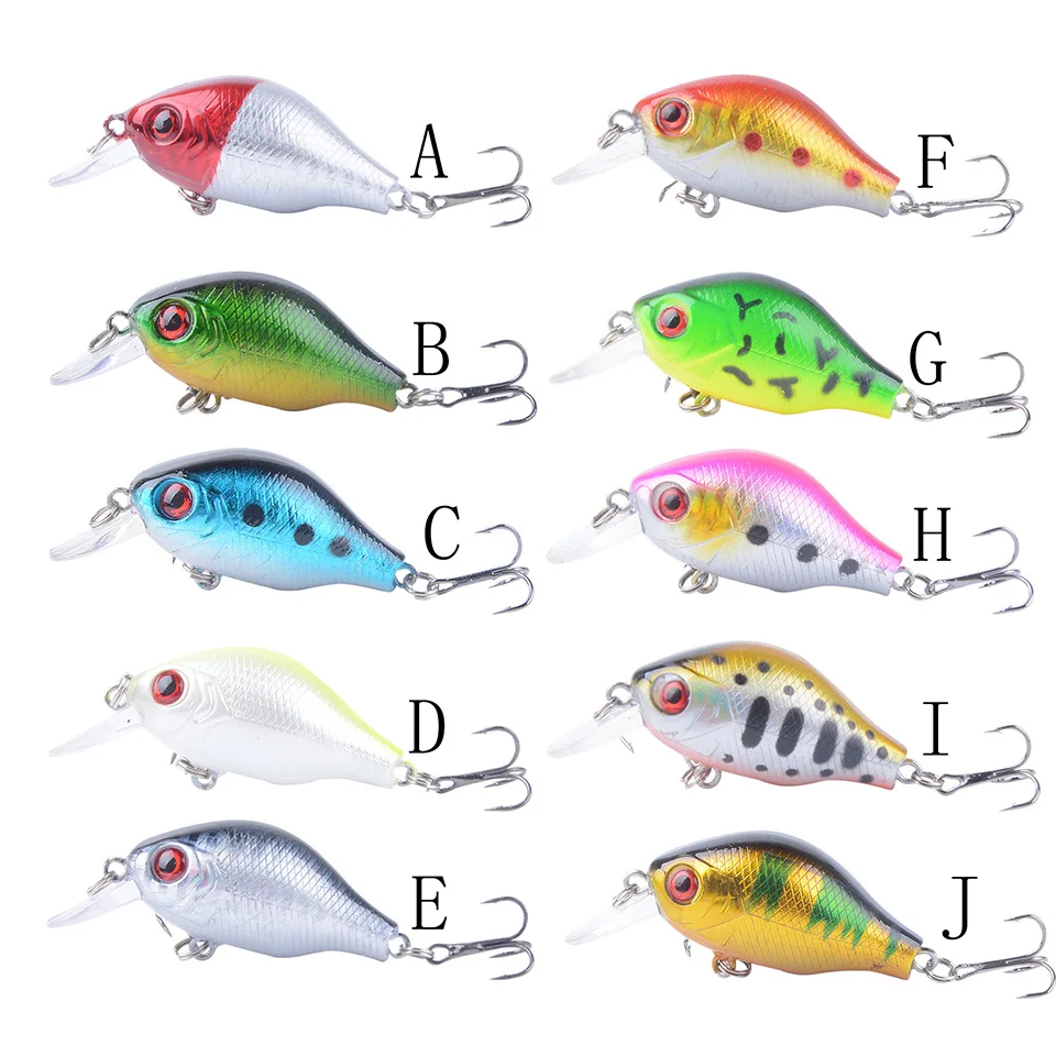 5.5cm 8.4g 3D eyes swimbait fishing lure wobbler crankbait hard fishing lure