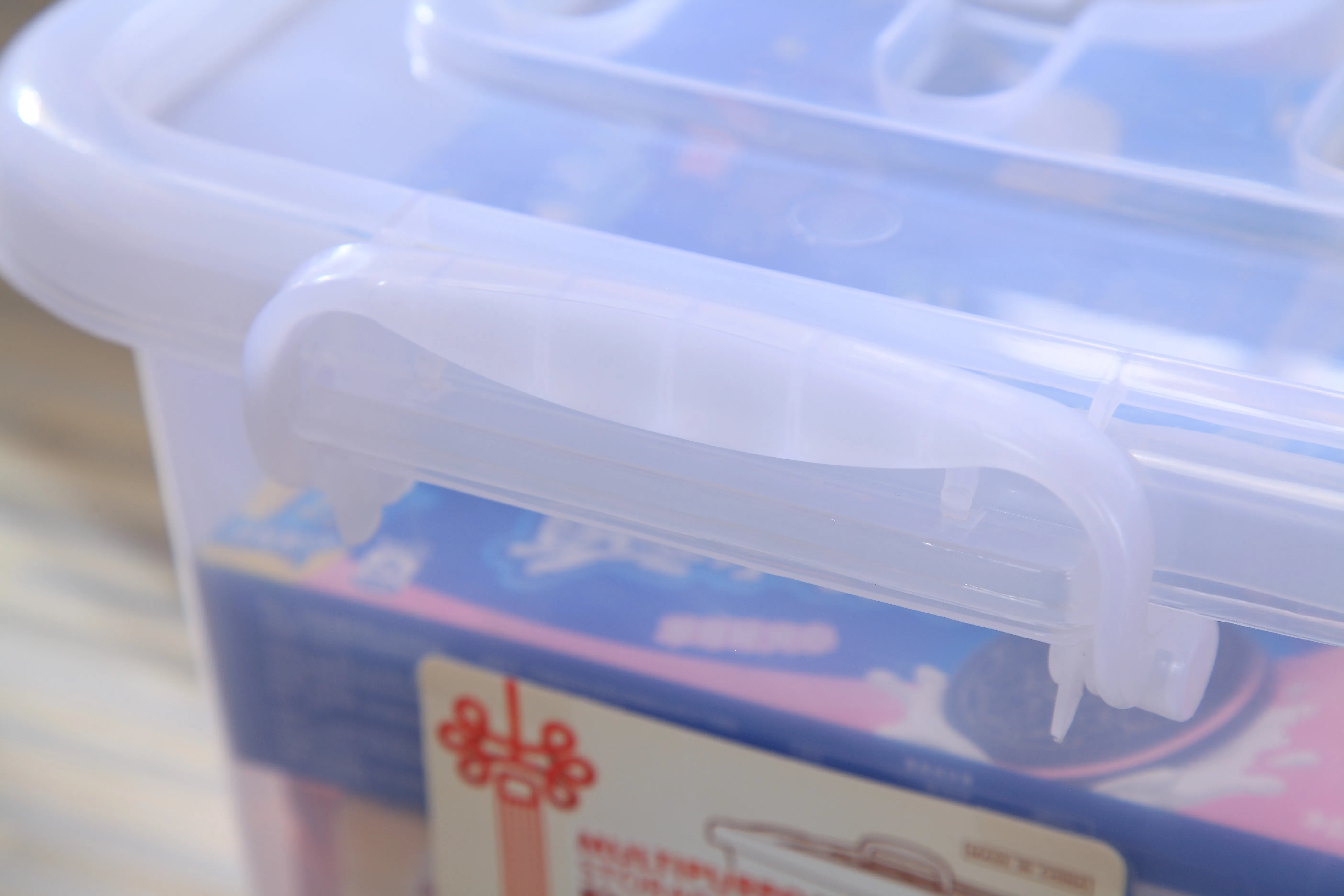 2024 Clear Storage Box Book Toy Multipurpose Household Decorative Stackable Organizer Container Plastic Storage Boxes & Bins