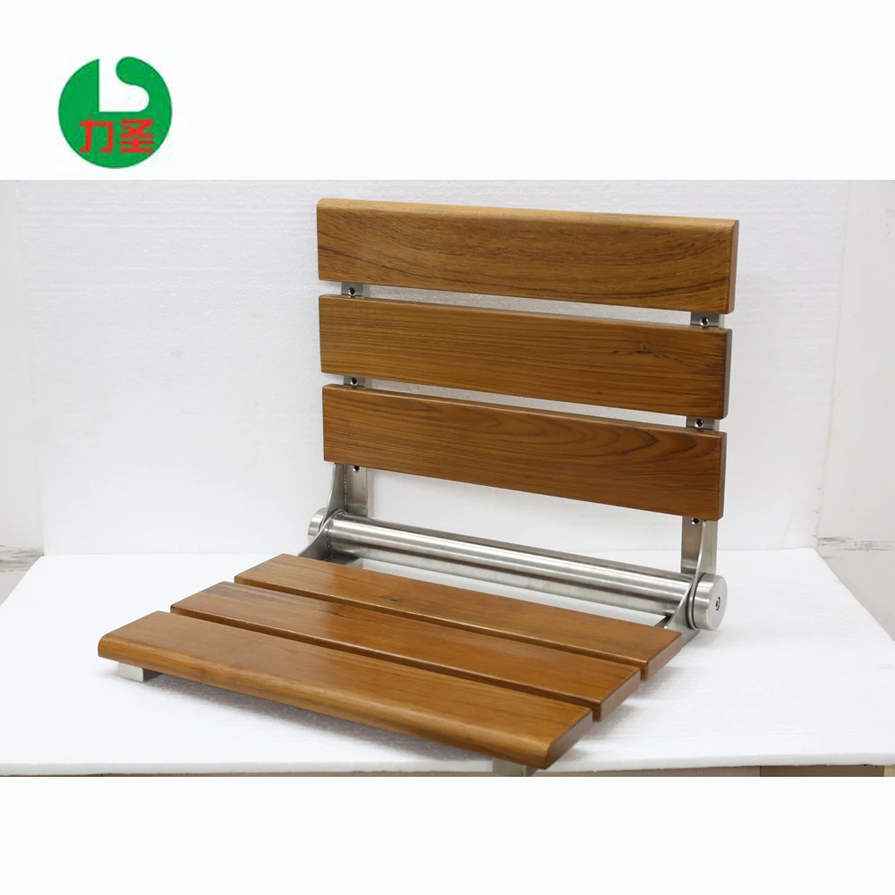
stainless steel Wall mounted folding chairs foldable shower bench contour seat 