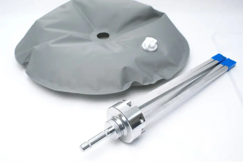 Weihai WZRODS Promotion Gray Color Filled With Water 10kgs/15kgs Flag Stand Square Water Bag For Advertising Display