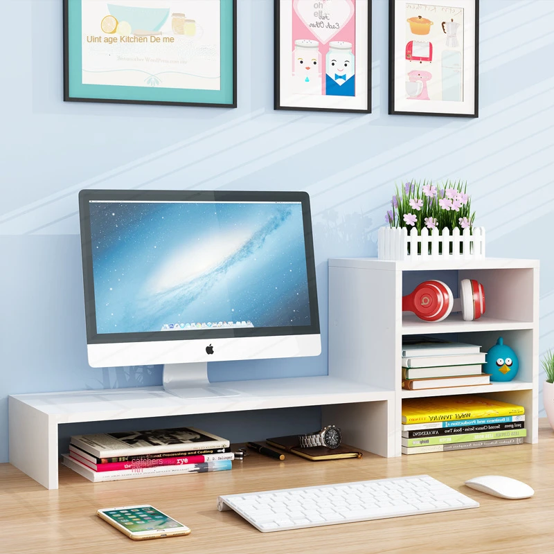 Computer support stand on the desktop, factory hot selling height-increasing monitor storage rack base rack