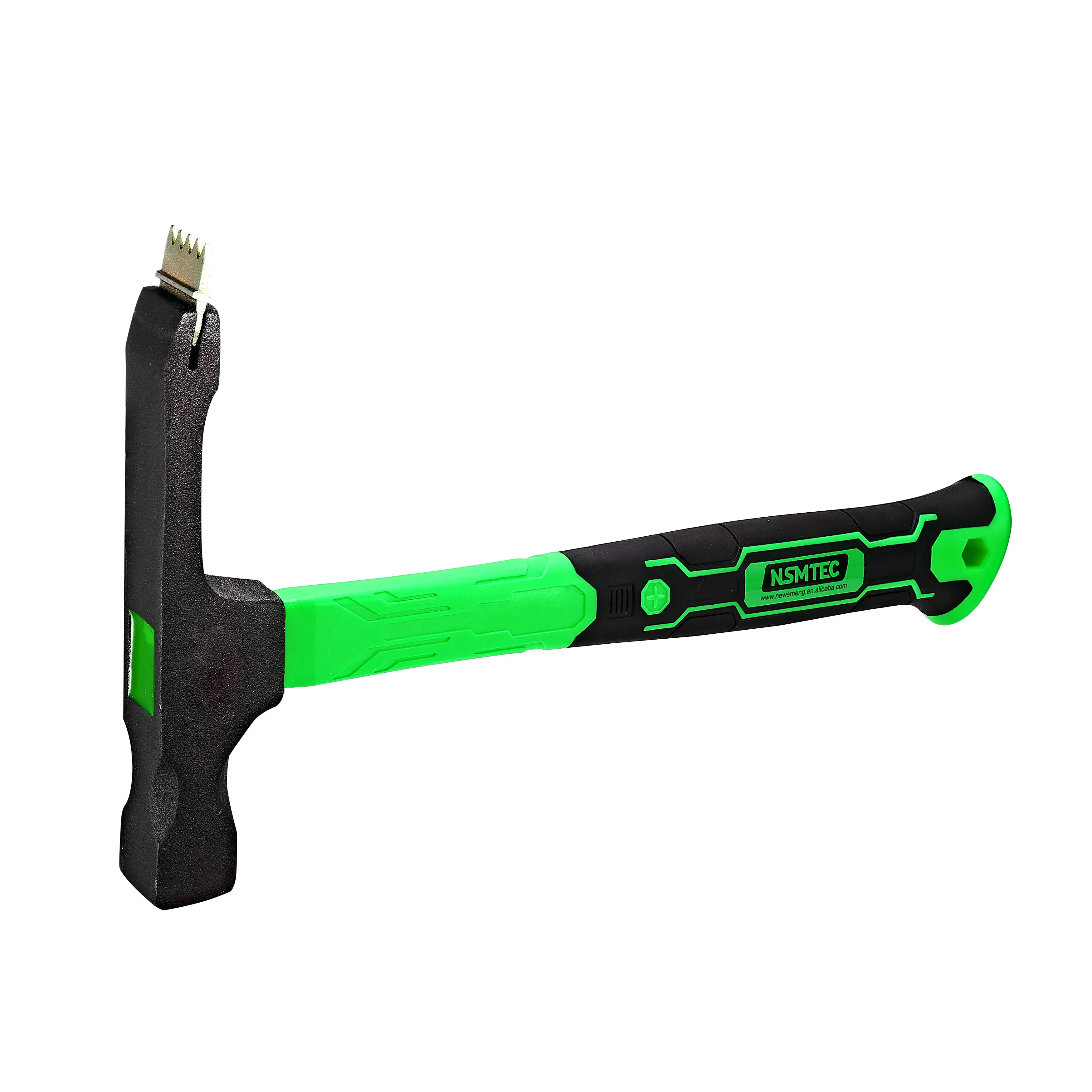 Masonry Hand Tool 600g With Scutch Combs  Brick Masonry Bricklaryer Scutch Hammer With TPR Handle