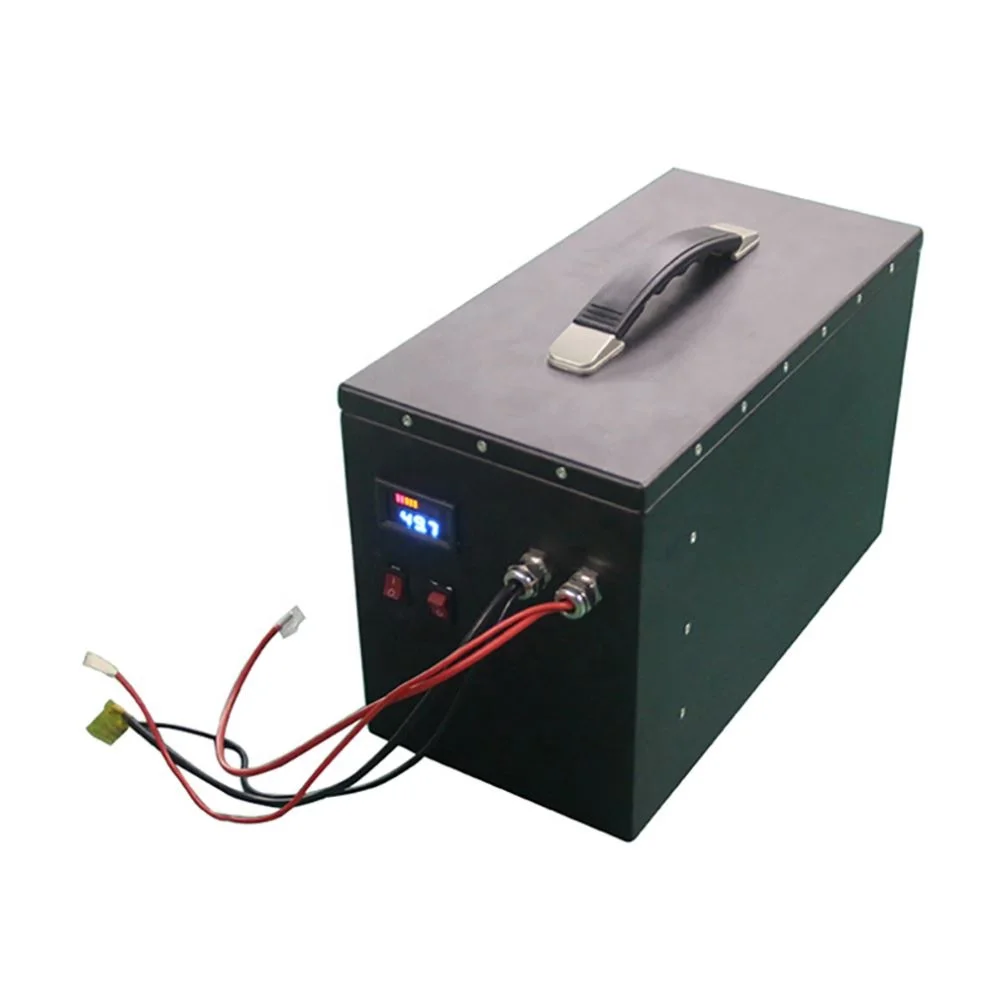 13s1p NMC lithium battery cell 48v 60ah pouch lipo battery pack with monitor and BMS for electric Rickshaw